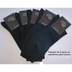 Calcetines para caballero paquete de 5 pares